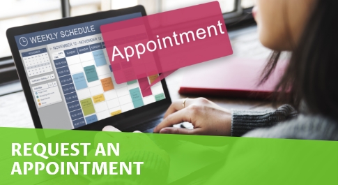 Request an Appointment button
